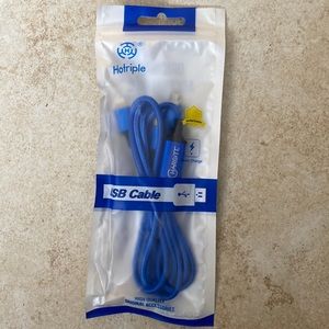 Brand New “Chargitt”Hotriple High quality blue Triple Connectors USB Cable Cord.